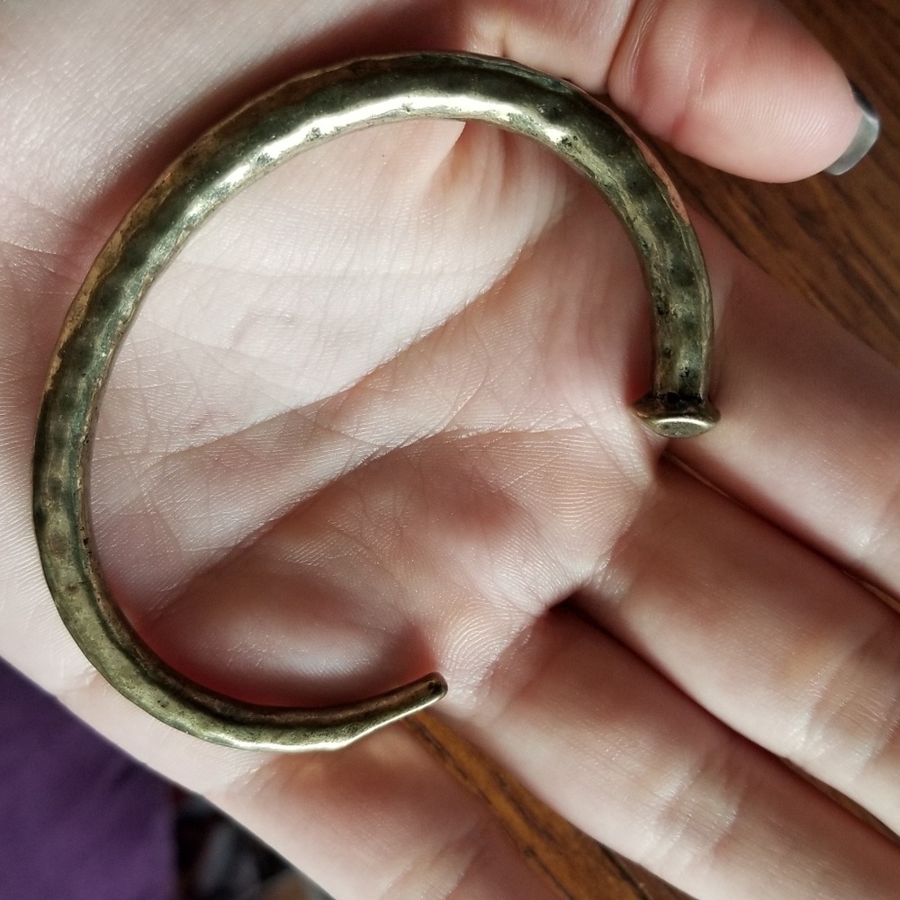 Industrial Railroad Tie/ Nail Bracelet